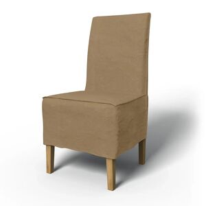 Bemz IKEA - Henriksdal Dining Chair Cover Medium skirt with French Seams (Large model), Sand, Wool-look - Bemz