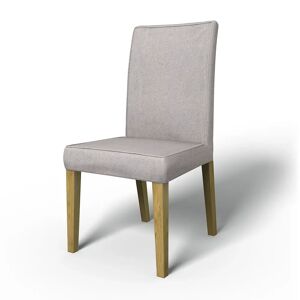 Bemz IKEA - Henriksdal Dining Chair Cover with piping (Standard model), Natural, Modest Maximalist Collection - Bemz