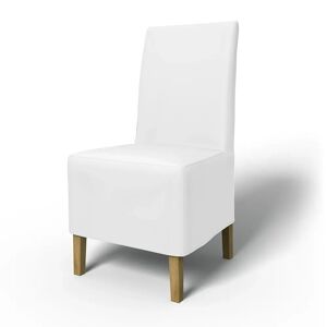 Bemz IKEA - Henriksdal Dining Chair Cover Medium skirt (Standard model), Absolute White, Linen - Bemz
