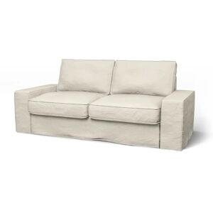 Bemz IKEA - Kivik 2 Seater Sofa Cover, Unbleached, Linen - Bemz