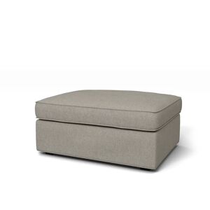 Bemz IKEA - Kivik Footstool Cover, Greige, Wool-look - Bemz