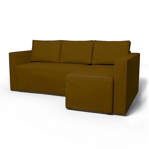 Bemz IKEA - Månstad Sofa Bed with Right Chaise Cover, Turmeric, Velvet - Bemz