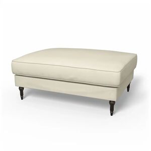 Bemz IKEA - Stocksund Footstool Cover, Tofu, Cotton - Bemz