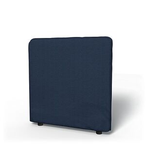 Bemz IKEA - Vallentuna Low Backrest Cover 80x80cm 32x32in, Navy Blue, Linen - Bemz