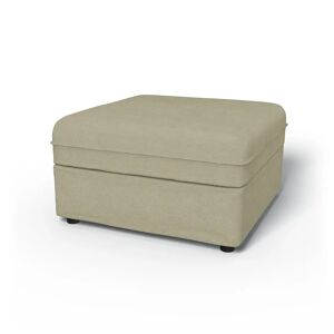 Bemz IKEA - Vallentuna Seat Module with Storage Cover 80x80cm 32x32in, Pebble, Linen - Bemz