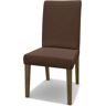 IKEA - Henriksdal Dining Chair Cover (Standard model), Chocolate, Linen - Bemz