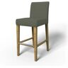 IKEA - Henriksdal Barstool Cover (Large model), Rosemary, Linen - Bemz