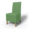 IKEA - Henriksdal Dining Chair Cover Medium skirt (Standard model), Apple Green, Linen - Bemz