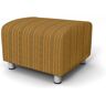 IKEA - Klippan Footstool Cover, Mustard Stripe, Cotton - Bemz