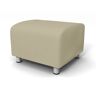IKEA - Klippan Footstool Cover, Sand Beige, Cotton - Bemz