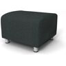 IKEA - Klippan Footstool Cover, Stone, Wool - Bemz