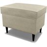 IKEA - Strandmon Footstool cover, Light Sand, Bouclé & Texture - Bemz