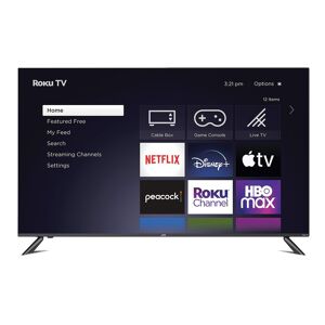 JVC LT-50MAW805 50-In.-Class Quantum Series 4K UHD HDR Roku Smart LED TV with Remote