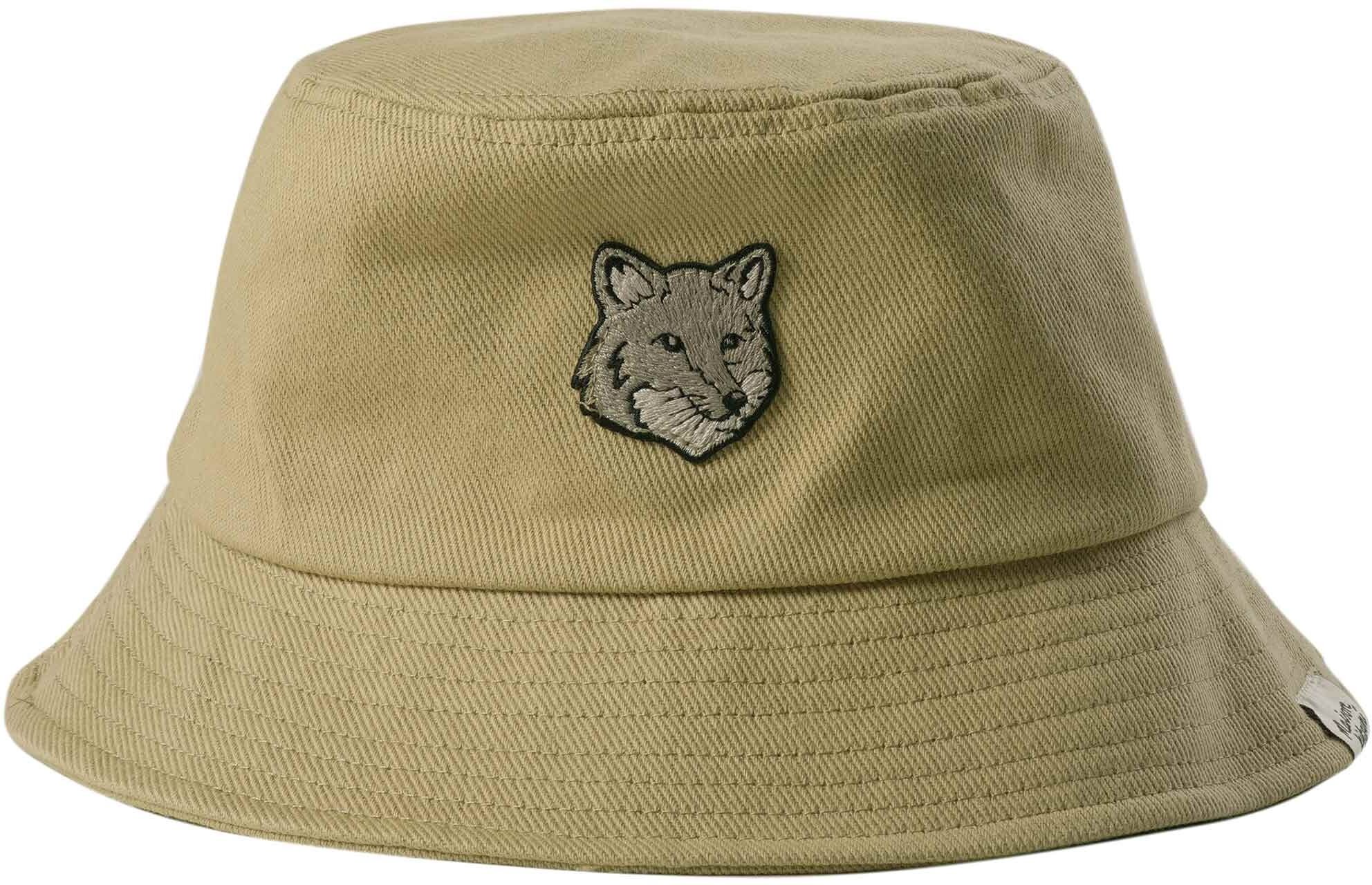 66728 Fox Head Bucket Hat - Canvas-