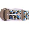 Anderson's Belts Woven Belt - Blue/Brown - B0667-NE41 129 WOVEN BLT-