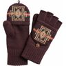 Pendleton Woolen Mills Convertible Fingerless Mittens - Harding Maroon - 54977-HRM F/LESS MITTENS-