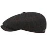 Stetson Hats Hatteras Gallanger Wool Flat Cap - Grey Check - 6870501-331 HATTERAS WL-