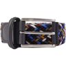 66381 Woven Belt - Blue Mix-