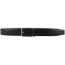 67448 Smooth Leather Belt - Black-
