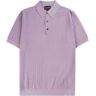 Emporio Armani Knitted Polo Shirt - Vertical Purple - 3D1MXM-1MPGZ 814 KNIT- Men