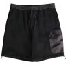 Emporio Armani Travel Essentials Double-Jersey Drawstring Board Shorts - Black - 3R1PZ0-1JHSZ 999 BERMUDA- Men