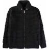 Faiz T.S Waffle Oxford Cowichan - Black - VW09-BLK WAFFLE KNIT- Men