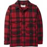 Filson Red & Black Plaid Mackinaw Cruiser Jacket 11010043- Men