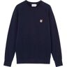 Maison Kitsune Fox Head Patch Sweatshirt   Navy   303KM001-NVY- Men