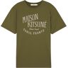 Maison Kitsune Palais Royal Classic T-Shirt - Khaki - 113KJ-KHK PALAIS T-SHIRT- Men