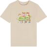 Maison Kitsune Surfing Foxes Comfort T-Shirt - Paper  - 120KJ-P205 SUFING FOXES- Men