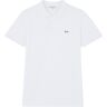 Maison Kitsune Tricolour Patch Classic Polo Shirt - White - 2002KJ-WHT TRI FOX POLO- Men