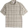 Norse Projects Ivan Relaxed Textured Check Short Sleeve Shirt - Oatmeal - N40-0798 2064 IVAN SHIRT- Men