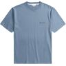 Norse Projects Johannes Logo T-Shirt - Fog Blue - N01-0606 7121 LOGO TEE- Men