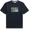 Norse Projects Johannes Organic Canal Print T-Shirt - Dark Navy - N01-0662 7004 CANAL TEE- Men