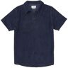 Oliver Spencer Austell Short Sleeve Polo Shirt - Navy - OSMK741-NV AUSTELL PL- Men