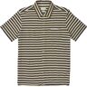 Oliver Spencer Riviera Short Sleeve Jersey Shirt  - Cream/Navy - OSMK468A-CNV RIV STRIPE- Men