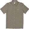 Oliver Spencer Riviera Short Sleeve Jersey Shirt  - Cream/Navy - OSMK468A-CNV RIV STRIPE- Men