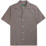 Portuguese Flannel Portuguese Tile Shirt - Green and Orange  - PF0074-GRN PORT TILE- Men