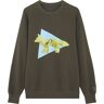 64766 x Maison Kitsuné Dry Cotton Sweatshirt - Khaki- Men