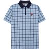 67110 Bobby Check Polo Shirt - Blue Bell- Men