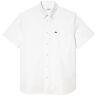 67534 Regular Fit Short Sleeved Oxford Shirt - White- Men