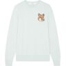 64501 Mini Fox Head Intarsia Comfort Jumper - Blue Haze- Men