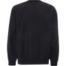 57647 Woven Sweatshirt - Black- Men