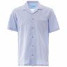 52303 Made in Italy Short Sleeve Shirt - Light Blue- Men