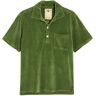 67420 Velour Shirt - Penny Green- Men