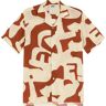 67414 Viscose Shirt - Russet Puzzlotec- Men