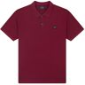 66608 Short Sleeve Cotton Polo Shirt - Burgundy- Men