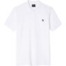 66556 Cotton-Piqué Zebra Polo Shirt - White- Men