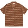 66965 Road Shirt Paisley Block Print - Brown- Men