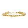 Serge Denimes Gold Plated Silver Rope Bracelet   G-GLD-BRC-